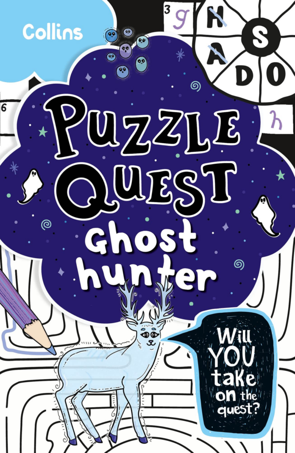 Ghost Hunter: Solve More Than 100 Puzzles in This Adventure Story for Kids Aged 7