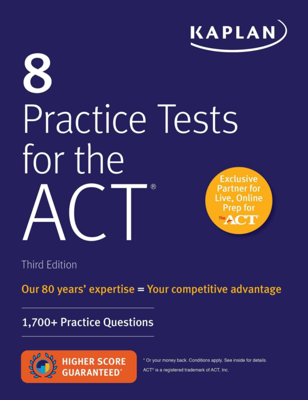 8 Practice Tests for the Act: 1,700 Practice Questions: 1,700 Practice Questions