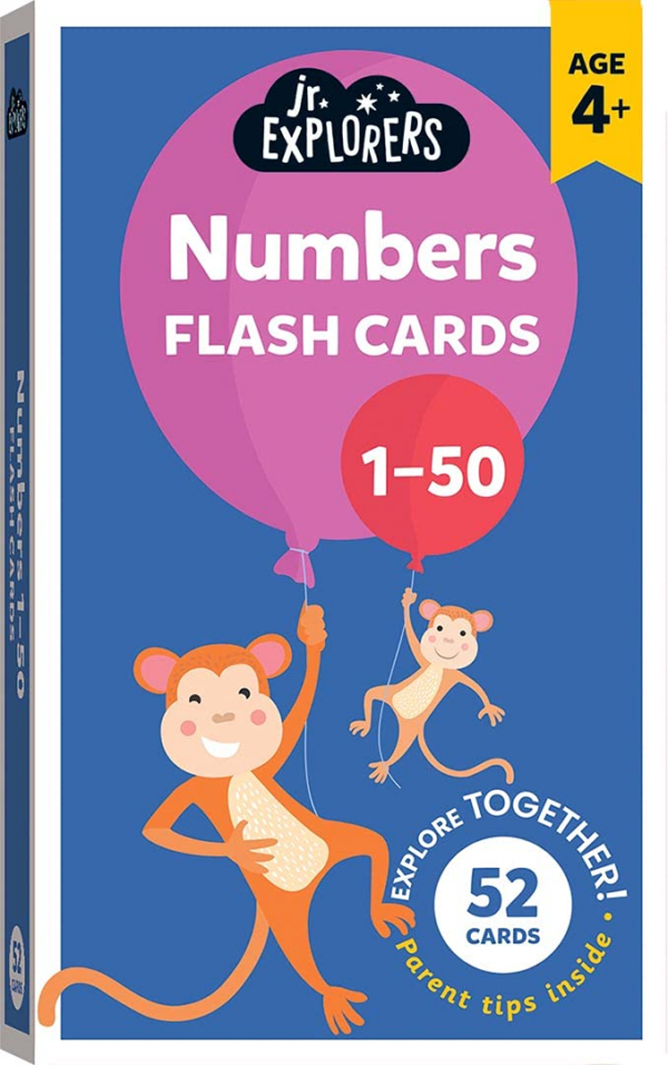 Junior Explorers Flashcards Numbers 150