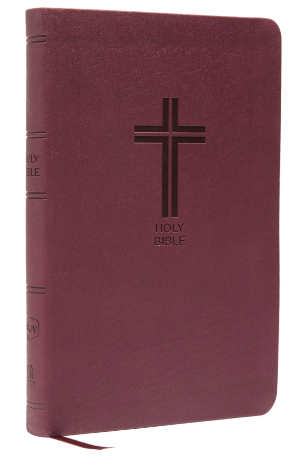NKJV, Value Thinline Bible, Large Print, Imitation Leather, Burgundy, Red Letter Edition