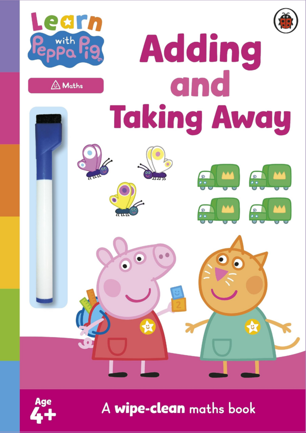 Learn with Peppa: Adding and Taking Away wipeclean activity book