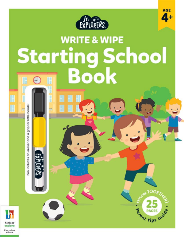 Write And Wipe: Starting School Book