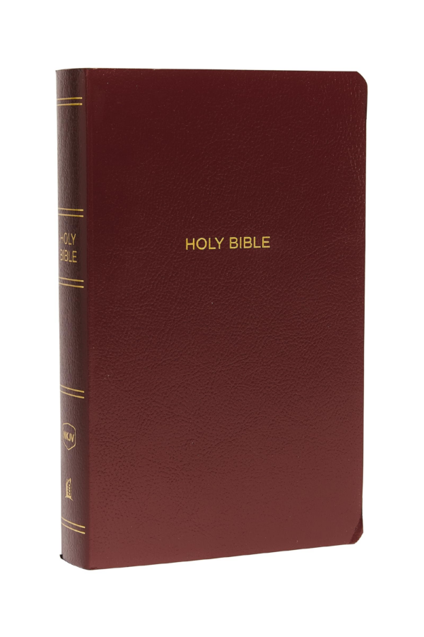 NKJV, Gift and Award Bible, LeatherLook, Burgundy, Red Letter Edition