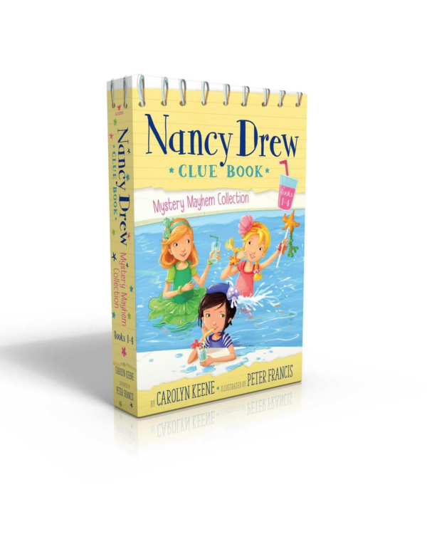 Nancy Drew Clue Book Mystery Mayhem Collection Books 14 (Boxed Set): Pool Party Puzzler Last Lemonade Standing A Star Witness Big Top Flop