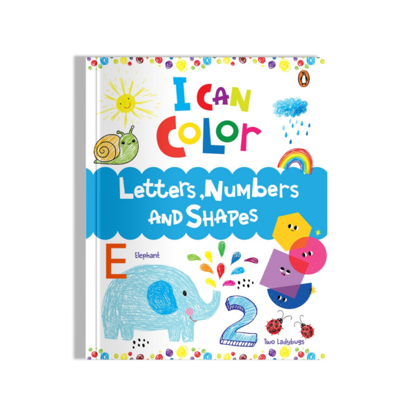 I Can Color: Letters, Numbers and Shapes (Penguin Early Learning Series): Fun Coloring Activity Book for PreSchool Kids, Toddlers