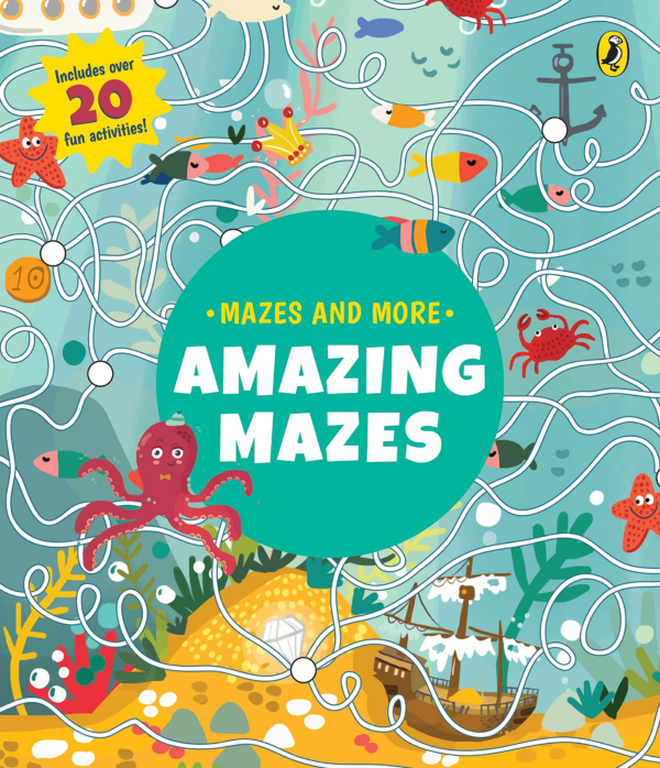 Mazes and More: Amazing Mazes: Activity Books Age 6 and up Fullcolour Activity Books for Children: Fun activities, Mazes, Puzzles, Matching Games and ProblemSolving and More