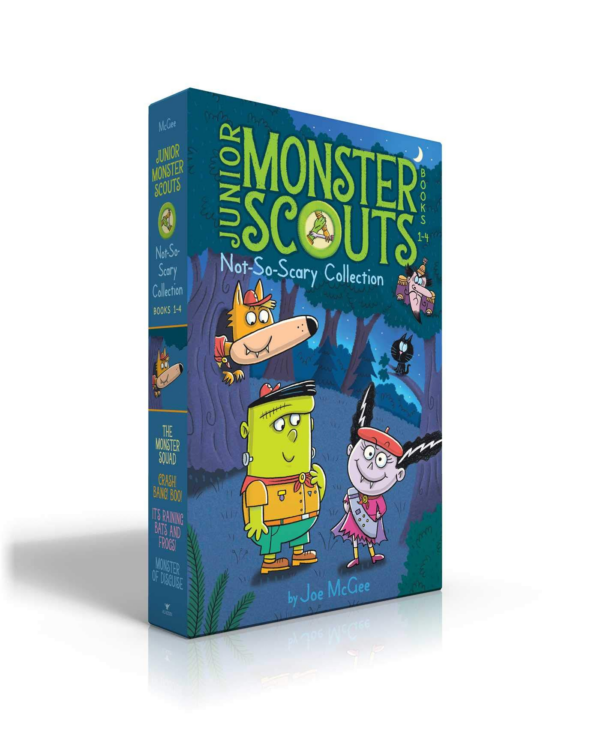 Junior Monster Scouts NotSoScary Collection Books 14 (Boxed Set): The Monster Squad Crash Bang Boo It's Raining Bats and Frogs Monster of Disguise