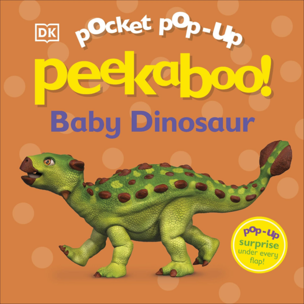 Pocket PopUp Peekaboo Baby Dinosaur