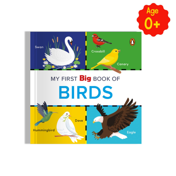 My First Big Book of Birds (Penguin Early Learning Series): Illustrated Board Book of Birds for PreSchool Kids, Toddlers