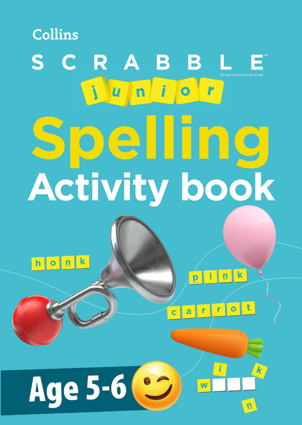 SCRABBLE Junior Spelling Activity book Age 56