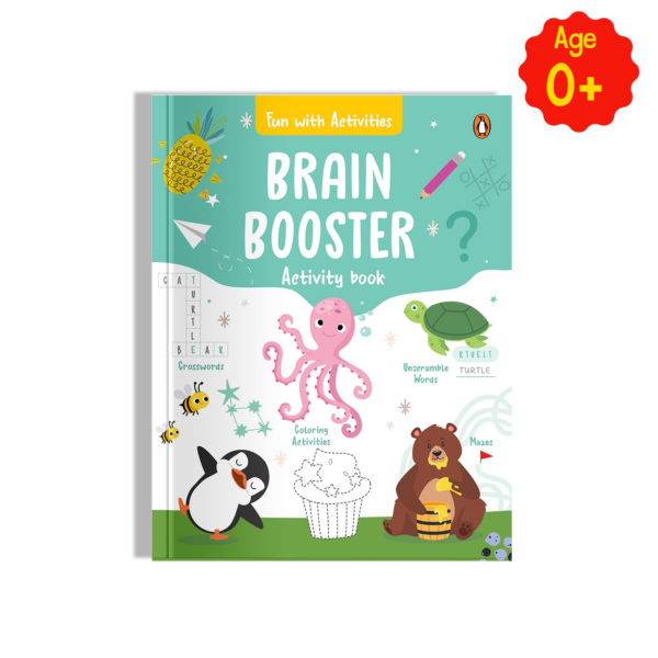 Fun with Activities: Brain Boosters (Penguin Early Learning Series): Fun and Interactive Activity Book for PreSchool Kids, Toddlers