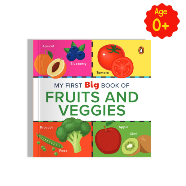 My First Big Book of Fruits & Veggies (Penguin Early Learning Series): Illustrated Board Book of Fruits and Vegetables for PreSchool Kids, Toddlers