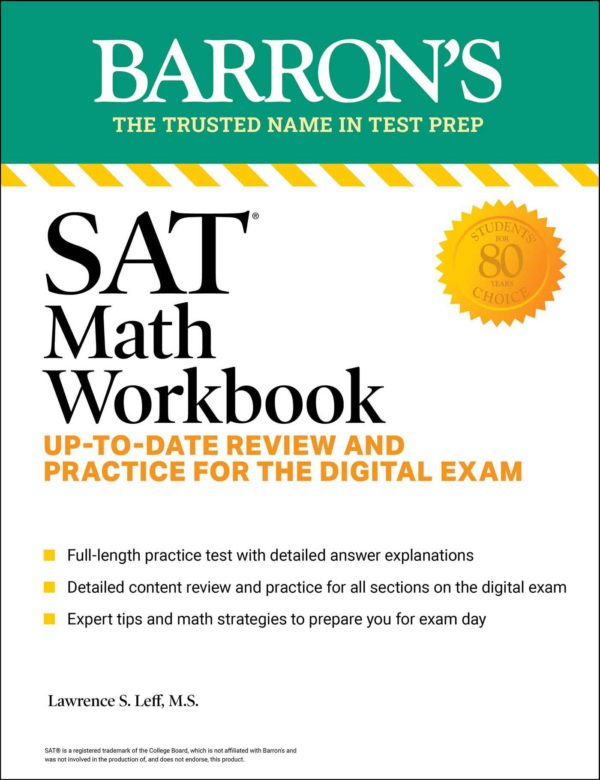 SAT Math Workbook: UptoDate Practice for the Digital Exam