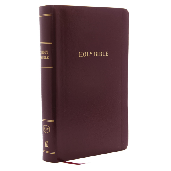 KJV Holy Bible: Personal Size Giant Print with 43,000 Cross References, Burgundy LeatherLook, Red Letter, Comfort Print: King James Version