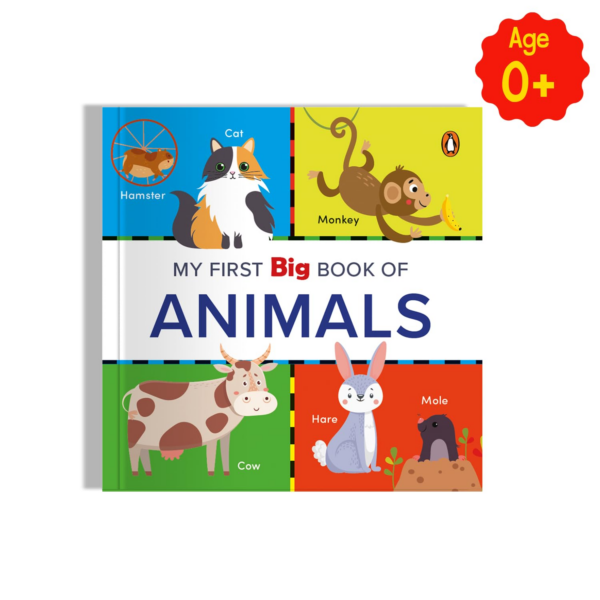 My First Big Book of Animals (Penguin Early Learning Series): Illustrated Board Book of Animals for PreSchool Kids, Toddlers