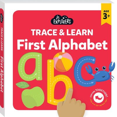 Junior Explorers: Trace & Learn First Alphabet (Board Book)