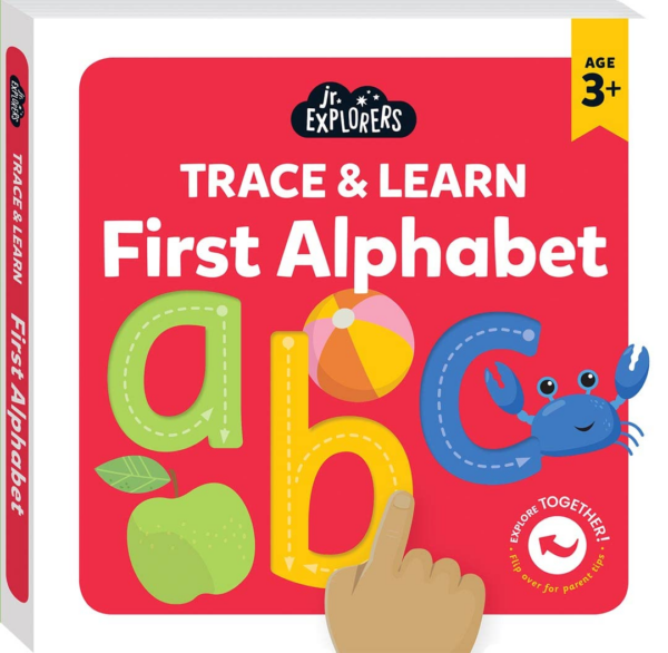 Junior Explorers: Trace & Learn First Alphabet (Board Book)