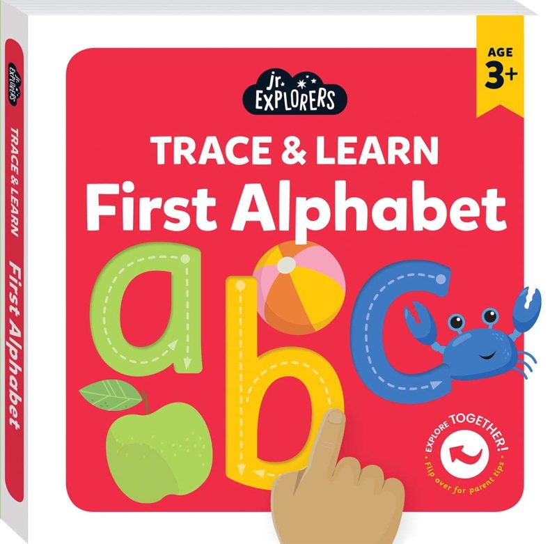 Junior Explorers: Trace & Learn First Alphabet (Board Book)
