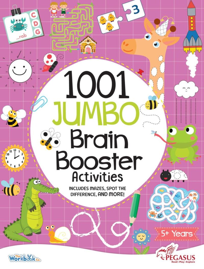 1001 Jumbo Brain Booster Activities for 5 to 8 Years Old Kids|Enhance the Child Mind with Cognitive Excellence with Interactive Activity Book