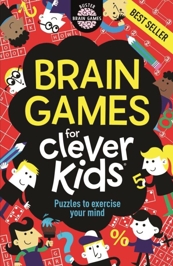 BRAIN GAMES FOR CLEVER KIDS [Paperback] Moore