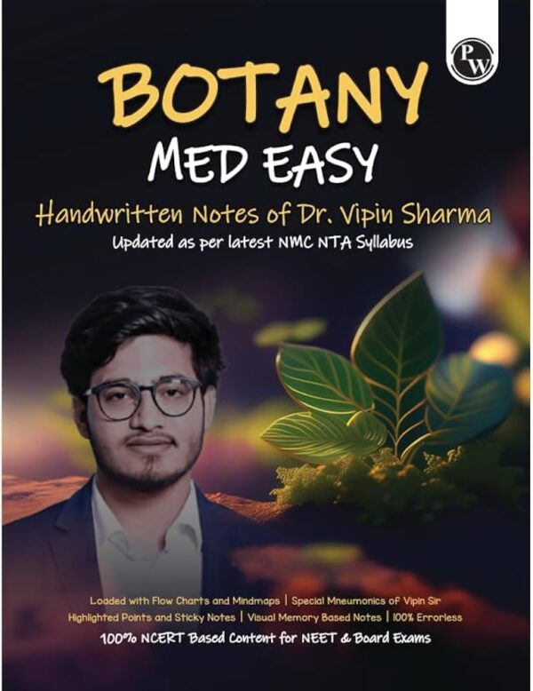 PW Botany Med Easy Dr. Vipin Sharma Handwritten Notes | Flow Charts