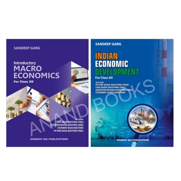 Sandeep Garg Class 12 Economics 2025-26 Examinations (Highest Selling Economics Class 12 Sandeep Garg Combo Set of 2 Books- Macro Economics and Indian Economic Development)
