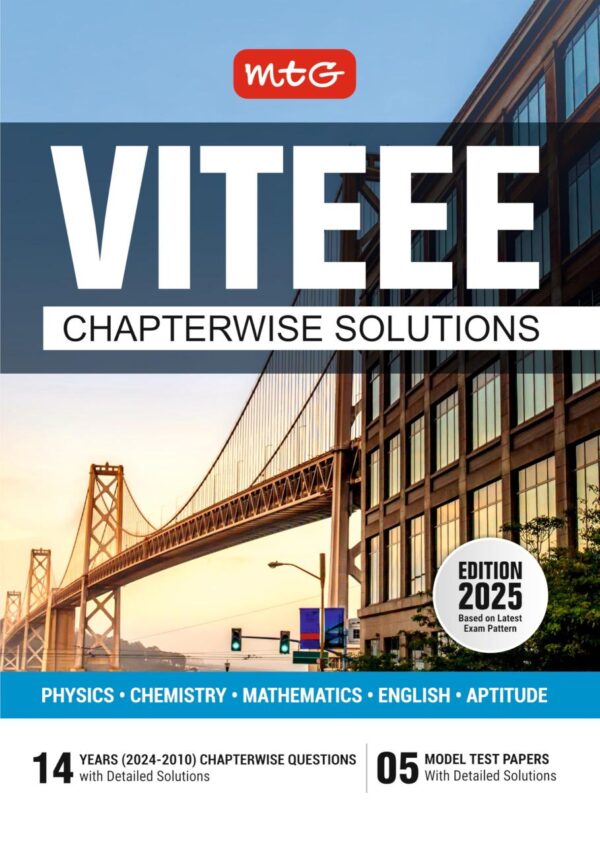 MTG 14 Years VITEEE Chapterwise Previous Solved Question Papers (PYQ Book) For 2025 Exam | 5 Model Test Papers Physics