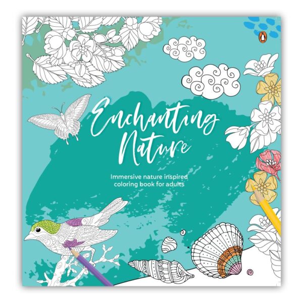Enchanting Nature: Adult Coloring Book Fun and Relaxing Doodle Designs for All Age Groups