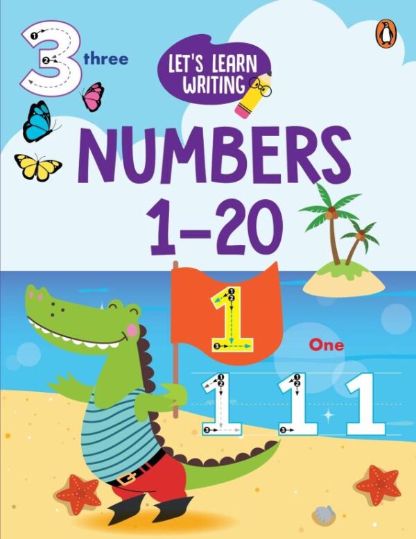 Let's Learn Writing: Numbers 1 to 20: First Trace and Write Practice Workbook Engaging Workbook to Develop Writing Skills in Preschool Kids
