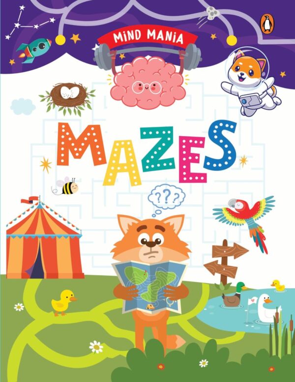 Mind Mania: Mazes: Fun and Interactive Activity Book for Preschool Kids
