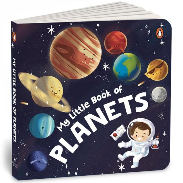 My Little Book of Planets: Fun Illustrated Board Book of Planets a Rhyming Book of Solar System for Kids