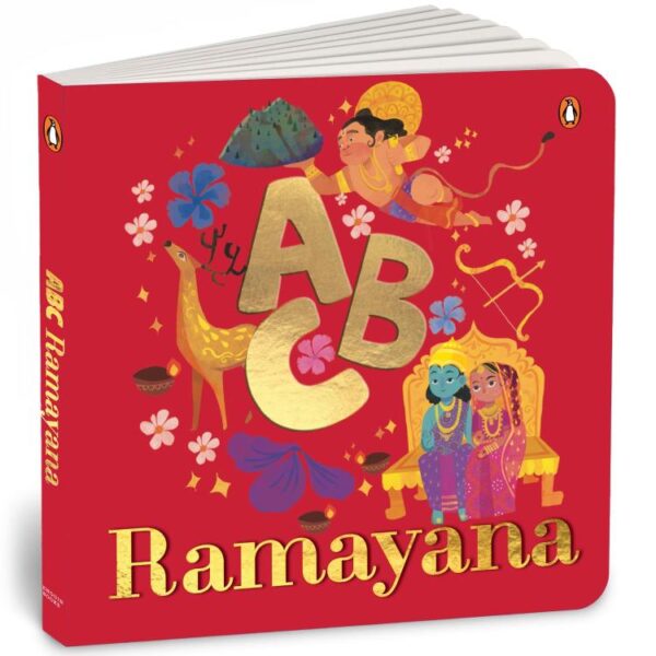 ABC Ramayana: Illustrated Alphabet Book to Discover Characters and Stories Explore Hindu Mythology