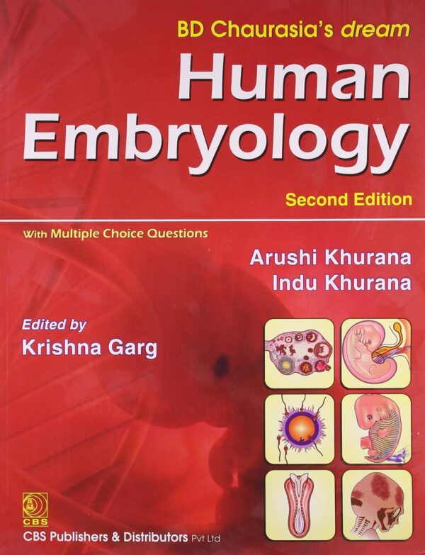 HUMAN EMBRYOLOGY 2ED (BD CHAURASIAS DREAM) (PB 2017) [Paperback] GARG K