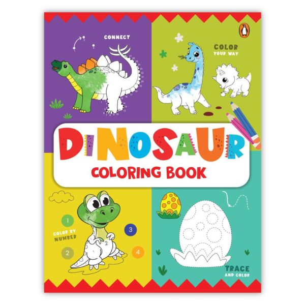 Dinosaur Coloring Book: Beautiful Illustrations for Young Dinosaur Enthusiast I Coloring book for Kids