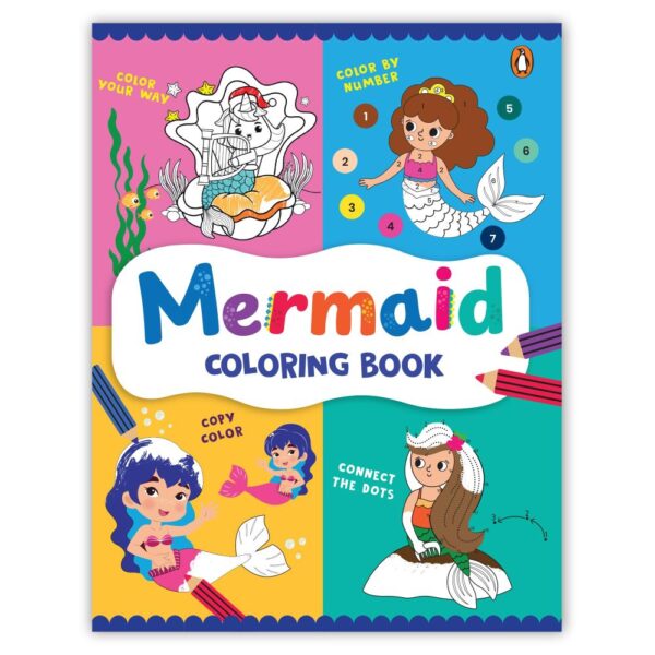 Mermaid Coloring Book: Beautiful Illustrations for Young Mermaid Lovers I Coloring book for Kids