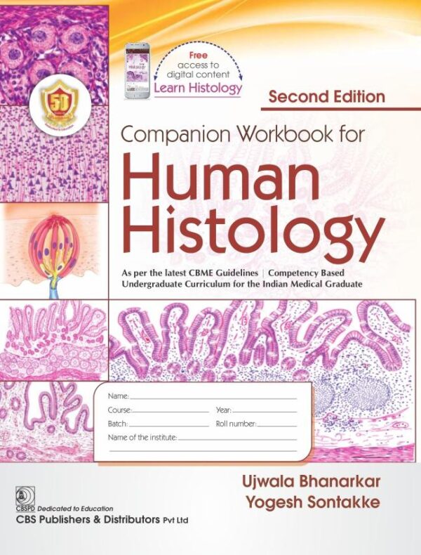 Companion Workbook for Human Histology 2/ed [Paperback] Ujwala Bhanarkar and Yogesh Sontakke