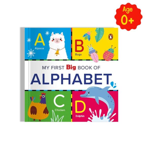 My First Big Book of Alphabet: Illustrated Board Book of ABC for Preschool Kids