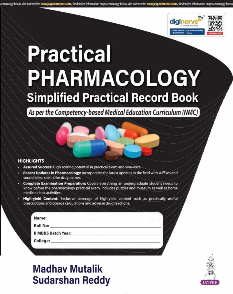 Practical Pharmacology Simplified Practical Record Book