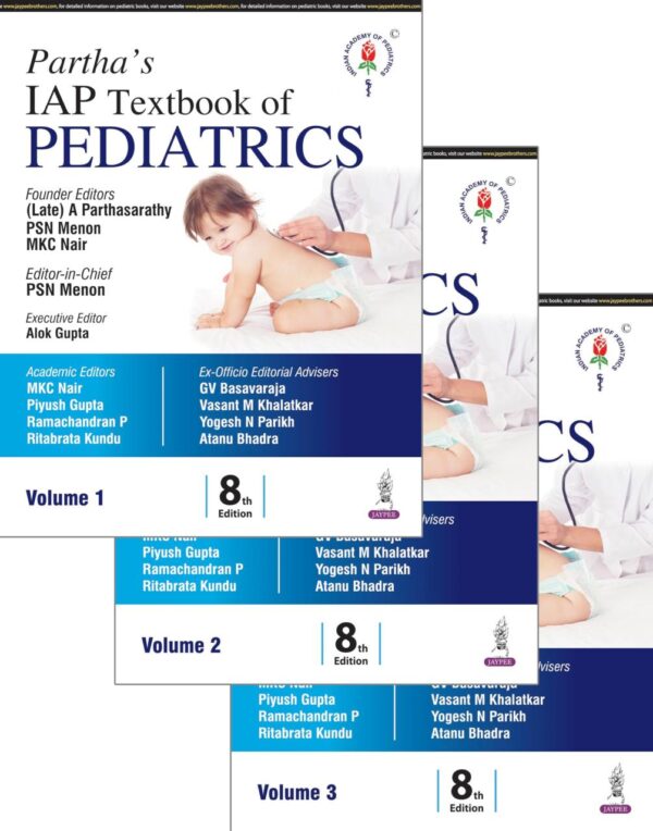 PARTHA’S IAP TEXTBOOK OF PEDIATRICS (3VOLS)