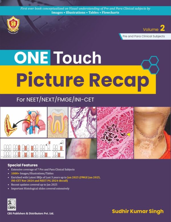 One Touch Picture Recap Vol 2 (Pre-Para Clinical Subjects) - 2025