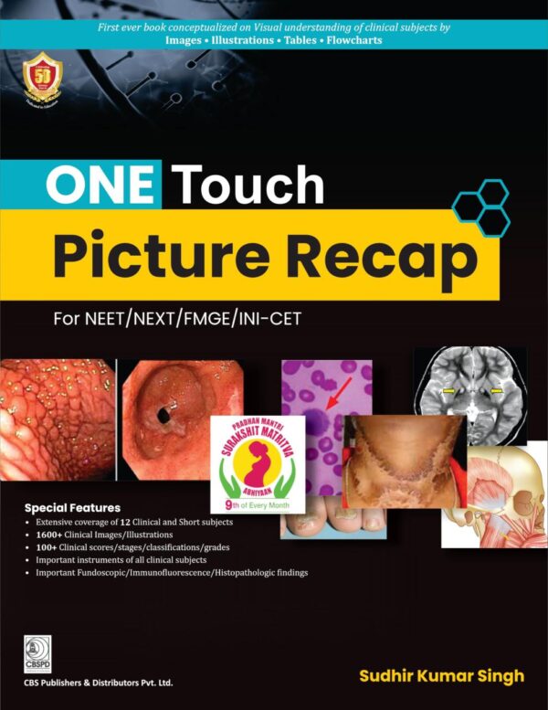 ONE TOUCH PICTURE RECAP for NEET/NEXT/FMGE/INI-CET (PB -2024) [Paperback] Dr Sudhir Kumar Singh