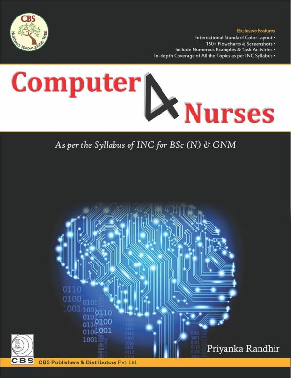Computer 4 Nurses As Per The Syllabus Of Inc For Bsc (N) & Gnm (Pb 2020) [Paperback] RANDHIR P