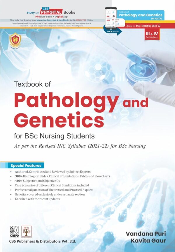 Textbook of Pathology and Genetics for BSc Nursing Students