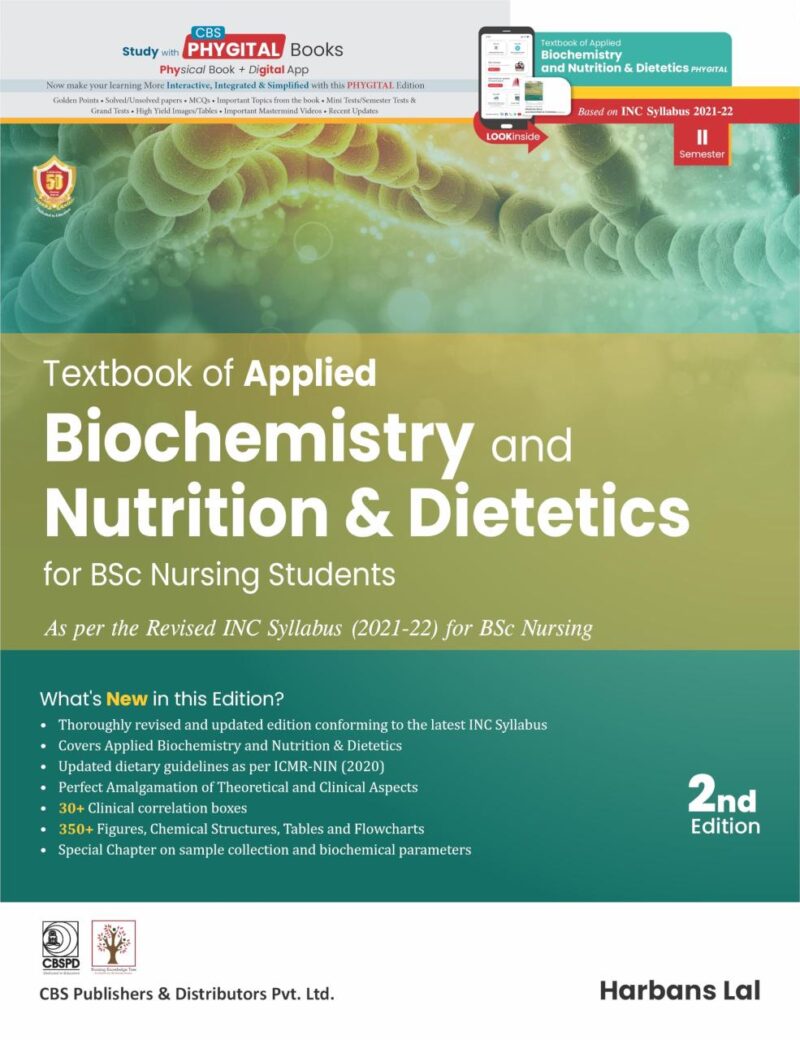 Textbook of Applied Biochemistry and Nutrition & Dietetics for BSc Nursing students -2 e/d