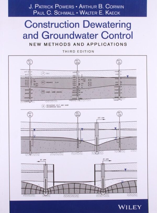 Construction Dewatering And Groundwater Control New Methods And Applications 3Ed (Pb 2019)