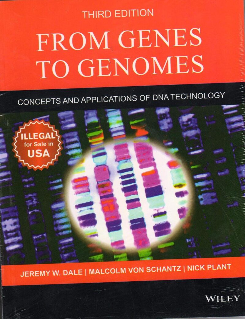 From Genes To Genomes Concepts And Applications Of Dna Technology 3Ed (Pb 2019)