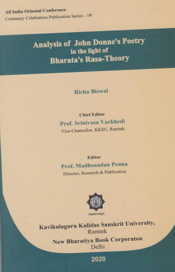 Analysis of John Donne's Poetry in the light of Bharata's Rasa-Theory (AIOC-19)