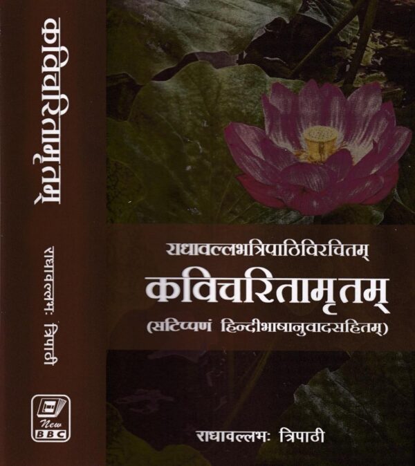 Kavicharitamritam Sanskrit Mahakavya with Hindi Translation - 862 page hardcover scholarly edition by Radhavallabh Traipathi