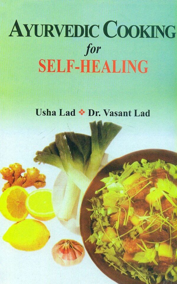 Ayurvedic Cooking for Self-Healing book cover - Traditional Ayurveda recipes and wellness guide published by Motilal Banarsidass