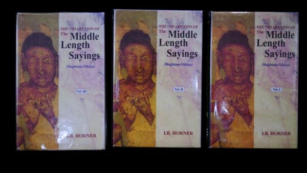 Collection of the Middle Length Sayings Vol 1 2 3 - Majjhima Nikaya complete 3-volume set Buddhist scripture Pali Canon translation